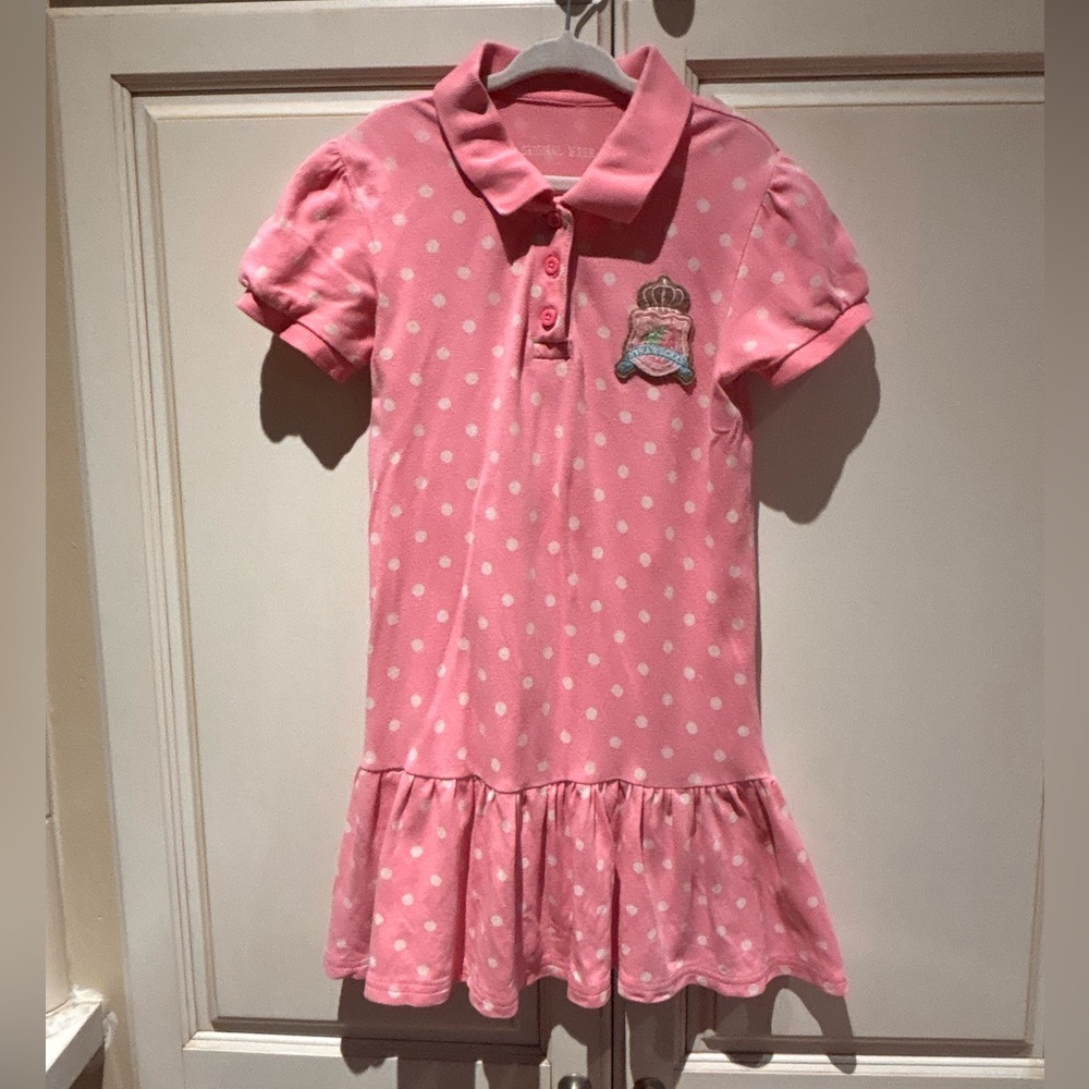 Pink Polka Dot Kids Dress